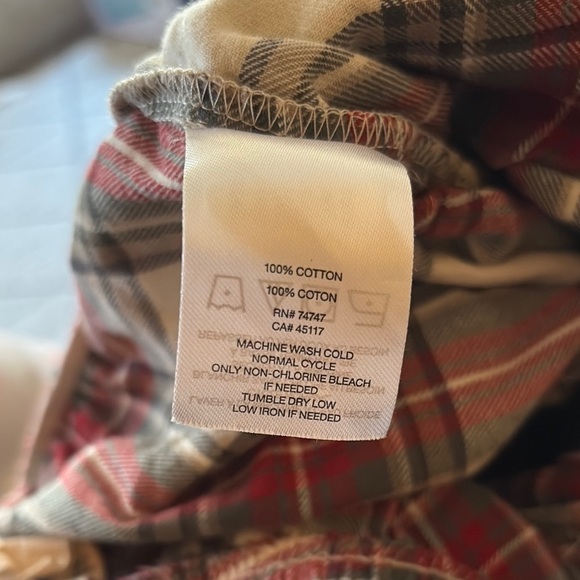 Gently Loved Plaid Lounge Pants by Red Head Brand Co. Unisex - Picture 8 of 9